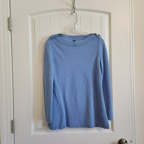 Talbots Blue Sweater Size Medium - Picture 1 of 12